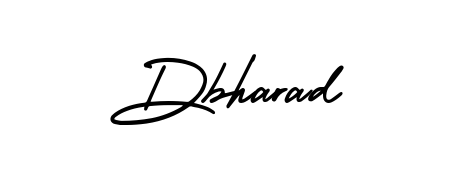 Transform the name Dbharad into a signature masterpiece using AmerikaSignatureDemo-Regular font. Ideal for photographers, artists, and creators looking for watermarks. Dbharad signature style 3 images and pictures png