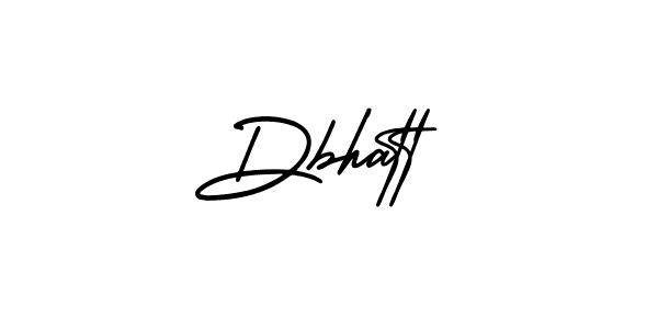 Make a beautiful signature design for name Dbhatt. Use this online signature maker to create a handwritten signature for free. Dbhatt signature style 3 images and pictures png