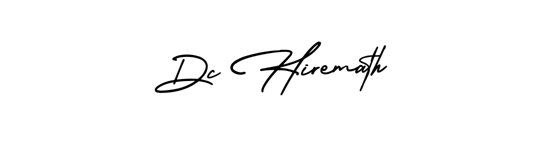 How to Draw Dc Hiremath signature style? AmerikaSignatureDemo-Regular is a latest design signature styles for name Dc Hiremath. Dc Hiremath signature style 3 images and pictures png