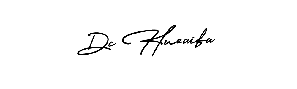 Use a signature maker to create a handwritten signature online. With this signature software, you can design (AmerikaSignatureDemo-Regular) your own signature for name Dc Huzaifa. Dc Huzaifa signature style 3 images and pictures png