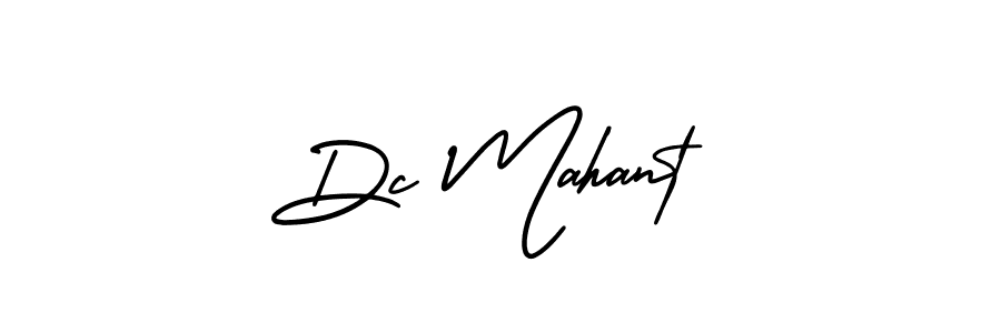 Use a signature maker to create a handwritten signature online. With this signature software, you can design (AmerikaSignatureDemo-Regular) your own signature for name Dc Mahant. Dc Mahant signature style 3 images and pictures png