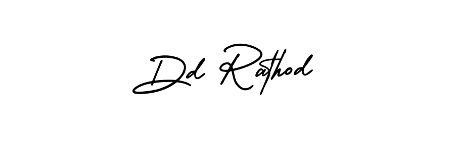 Dd Rathod stylish signature style. Best Handwritten Sign (AmerikaSignatureDemo-Regular) for my name. Handwritten Signature Collection Ideas for my name Dd Rathod. Dd Rathod signature style 3 images and pictures png