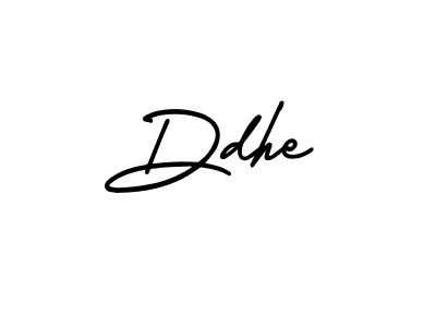 How to make Ddhe name signature. Use AmerikaSignatureDemo-Regular style for creating short signs online. This is the latest handwritten sign. Ddhe signature style 3 images and pictures png