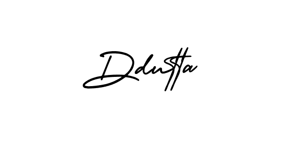 How to make Ddutta signature? AmerikaSignatureDemo-Regular is a professional autograph style. Create handwritten signature for Ddutta name. Ddutta signature style 3 images and pictures png