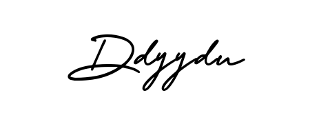 How to make Ddyydu name signature. Use AmerikaSignatureDemo-Regular style for creating short signs online. This is the latest handwritten sign. Ddyydu signature style 3 images and pictures png