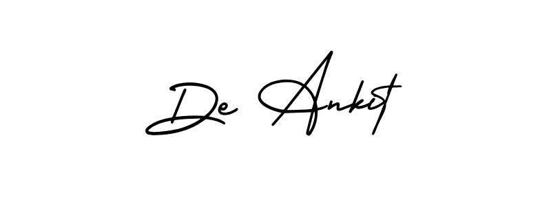 Also You can easily find your signature by using the search form. We will create De Ankit name handwritten signature images for you free of cost using AmerikaSignatureDemo-Regular sign style. De Ankit signature style 3 images and pictures png