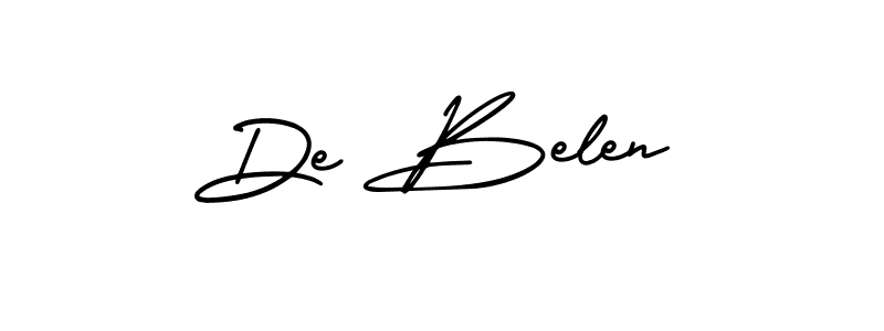 Similarly AmerikaSignatureDemo-Regular is the best handwritten signature design. Signature creator online .You can use it as an online autograph creator for name De Belen. De Belen signature style 3 images and pictures png