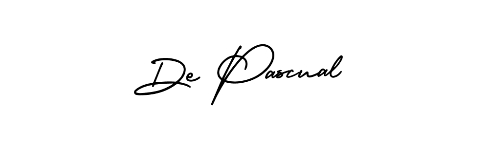 De Pascual stylish signature style. Best Handwritten Sign (AmerikaSignatureDemo-Regular) for my name. Handwritten Signature Collection Ideas for my name De Pascual. De Pascual signature style 3 images and pictures png