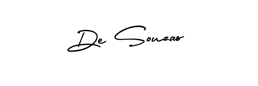 How to Draw De Souzas signature style? AmerikaSignatureDemo-Regular is a latest design signature styles for name De Souzas. De Souzas signature style 3 images and pictures png