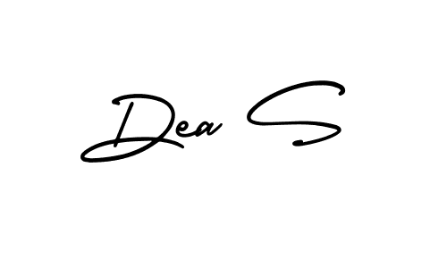 Create a beautiful signature design for name Dea S. With this signature (AmerikaSignatureDemo-Regular) fonts, you can make a handwritten signature for free. Dea S signature style 3 images and pictures png
