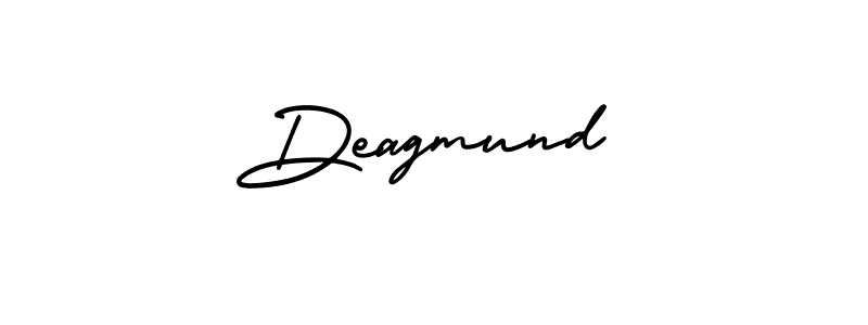It looks lik you need a new signature style for name Deagmund. Design unique handwritten (AmerikaSignatureDemo-Regular) signature with our free signature maker in just a few clicks. Deagmund signature style 3 images and pictures png