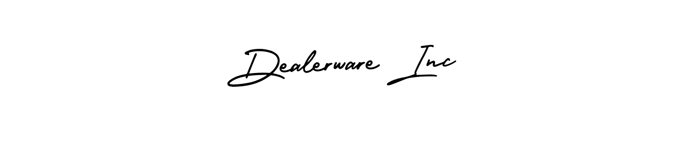 Use a signature maker to create a handwritten signature online. With this signature software, you can design (AmerikaSignatureDemo-Regular) your own signature for name Dealerware Inc. Dealerware Inc signature style 3 images and pictures png