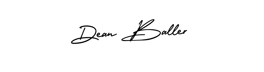 How to make Dean Baller name signature. Use AmerikaSignatureDemo-Regular style for creating short signs online. This is the latest handwritten sign. Dean Baller signature style 3 images and pictures png