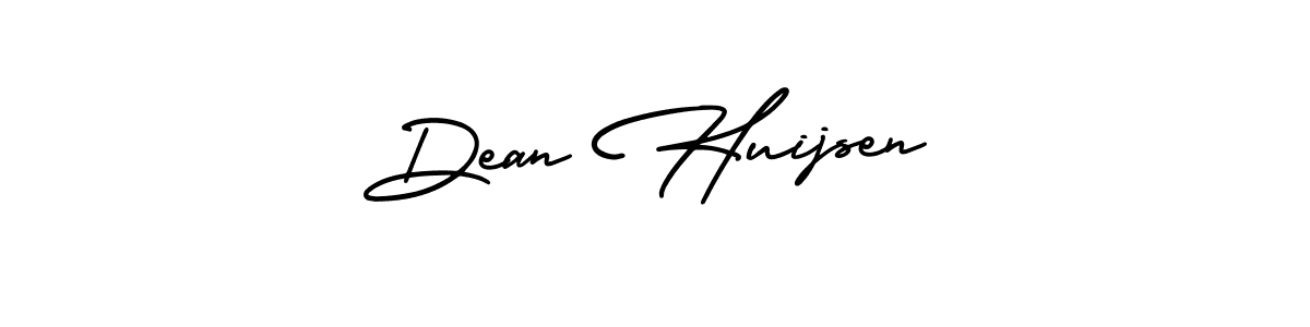 The best way (AmerikaSignatureDemo-Regular) to make a short signature is to pick only two or three words in your name. The name Dean Huijsen include a total of six letters. For converting this name. Dean Huijsen signature style 3 images and pictures png