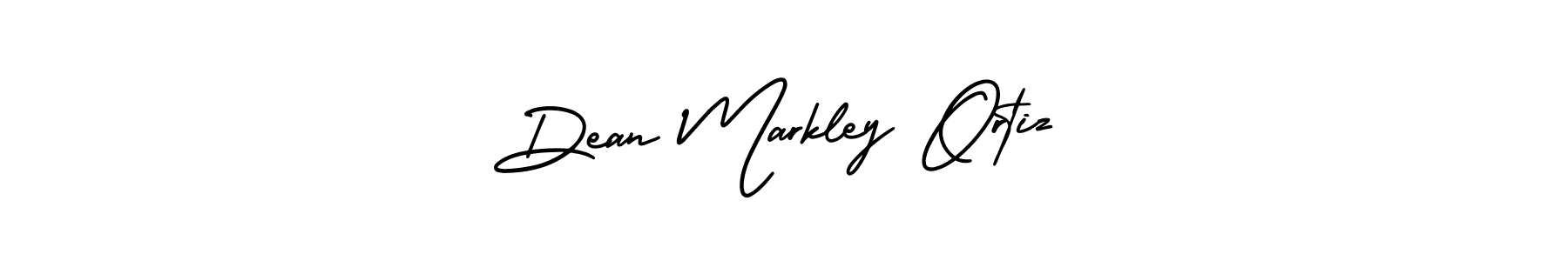 How to make Dean Markley Ortiz name signature. Use AmerikaSignatureDemo-Regular style for creating short signs online. This is the latest handwritten sign. Dean Markley Ortiz signature style 3 images and pictures png