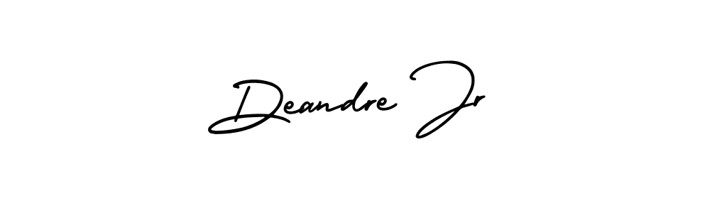 Use a signature maker to create a handwritten signature online. With this signature software, you can design (AmerikaSignatureDemo-Regular) your own signature for name Deandre Jr. Deandre Jr signature style 3 images and pictures png