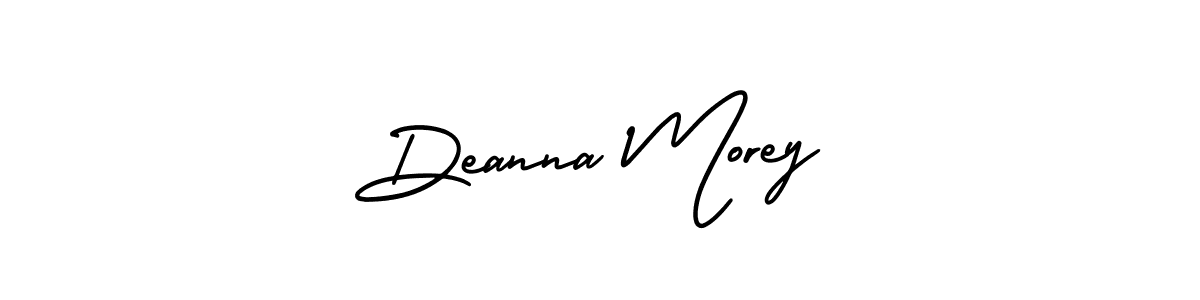 Best and Professional Signature Style for Deanna Morey. AmerikaSignatureDemo-Regular Best Signature Style Collection. Deanna Morey signature style 3 images and pictures png