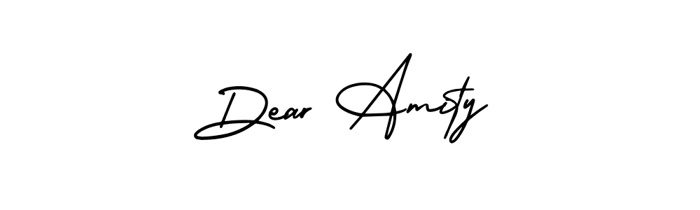 See photos of Dear Amity official signature by Spectra . Check more albums & portfolios. Read reviews & check more about AmerikaSignatureDemo-Regular font. Dear Amity signature style 3 images and pictures png