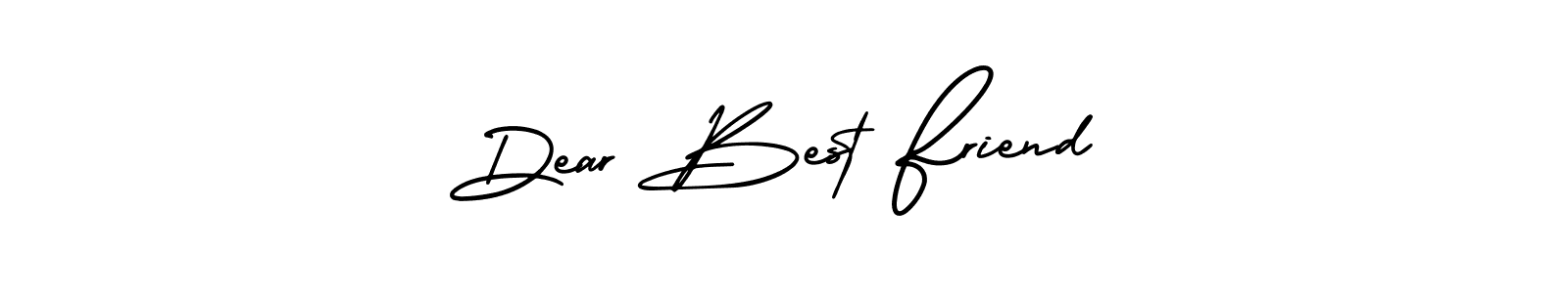 Make a beautiful signature design for name Dear Best Friend. With this signature (AmerikaSignatureDemo-Regular) style, you can create a handwritten signature for free. Dear Best Friend signature style 3 images and pictures png