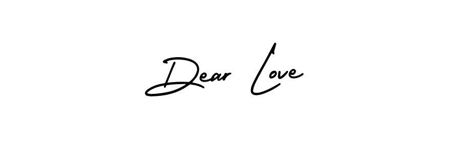 This is the best signature style for the Dear Love name. Also you like these signature font (AmerikaSignatureDemo-Regular). Mix name signature. Dear Love signature style 3 images and pictures png