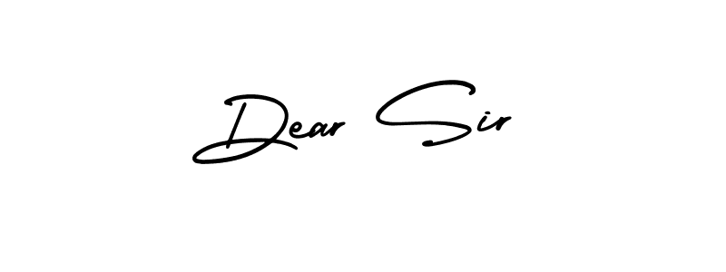 Create a beautiful signature design for name Dear Sir. With this signature (AmerikaSignatureDemo-Regular) fonts, you can make a handwritten signature for free. Dear Sir signature style 3 images and pictures png