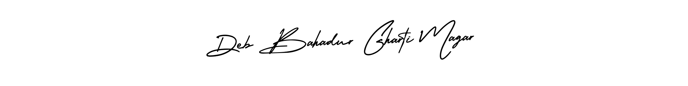 Also we have Deb Bahadur Gharti Magar name is the best signature style. Create professional handwritten signature collection using AmerikaSignatureDemo-Regular autograph style. Deb Bahadur Gharti Magar signature style 3 images and pictures png