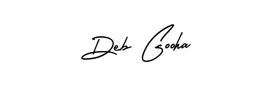How to Draw Deb Gooha signature style? AmerikaSignatureDemo-Regular is a latest design signature styles for name Deb Gooha. Deb Gooha signature style 3 images and pictures png