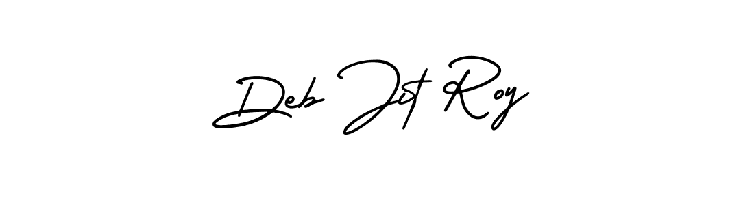 Use a signature maker to create a handwritten signature online. With this signature software, you can design (AmerikaSignatureDemo-Regular) your own signature for name Deb Jit Roy. Deb Jit Roy signature style 3 images and pictures png