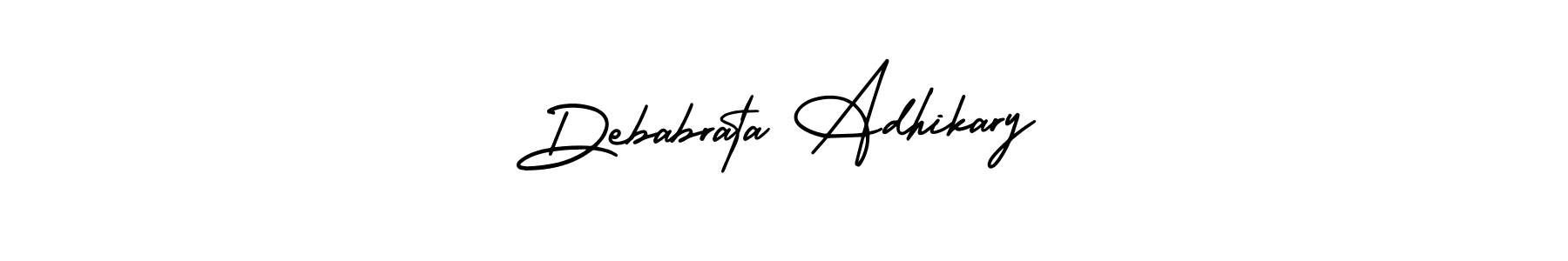 You can use this online signature creator to create a handwritten signature for the name Debabrata Adhikary. This is the best online autograph maker. Debabrata Adhikary signature style 3 images and pictures png