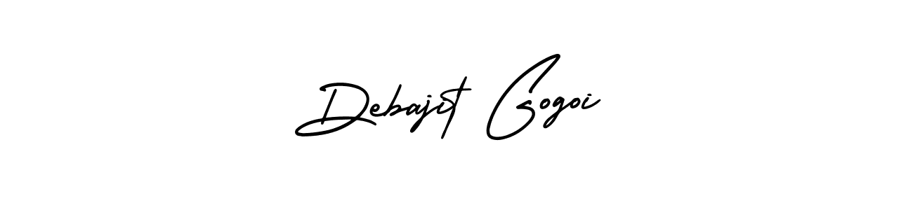 How to Draw Debajit Gogoi signature style? AmerikaSignatureDemo-Regular is a latest design signature styles for name Debajit Gogoi. Debajit Gogoi signature style 3 images and pictures png