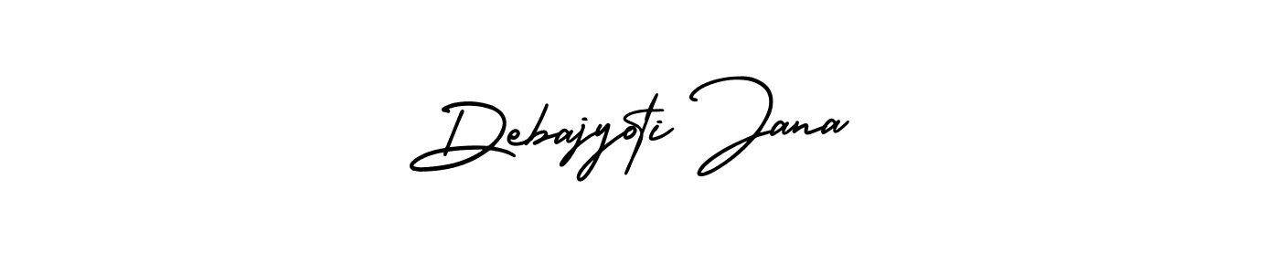 Make a beautiful signature design for name Debajyoti Jana. With this signature (AmerikaSignatureDemo-Regular) style, you can create a handwritten signature for free. Debajyoti Jana signature style 3 images and pictures png