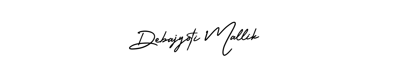 Debajyoti Mallik stylish signature style. Best Handwritten Sign (AmerikaSignatureDemo-Regular) for my name. Handwritten Signature Collection Ideas for my name Debajyoti Mallik. Debajyoti Mallik signature style 3 images and pictures png