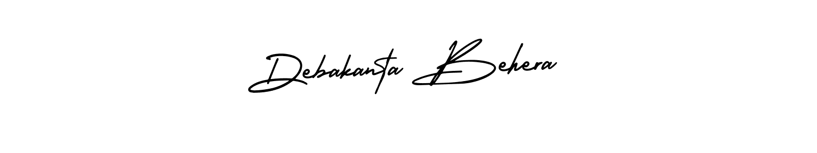 How to make Debakanta Behera name signature. Use AmerikaSignatureDemo-Regular style for creating short signs online. This is the latest handwritten sign. Debakanta Behera signature style 3 images and pictures png