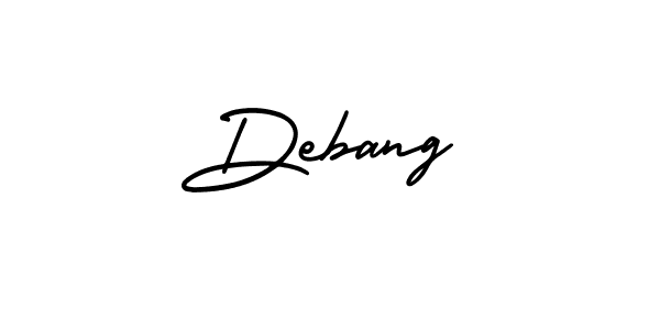 Best and Professional Signature Style for Debang. AmerikaSignatureDemo-Regular Best Signature Style Collection. Debang signature style 3 images and pictures png