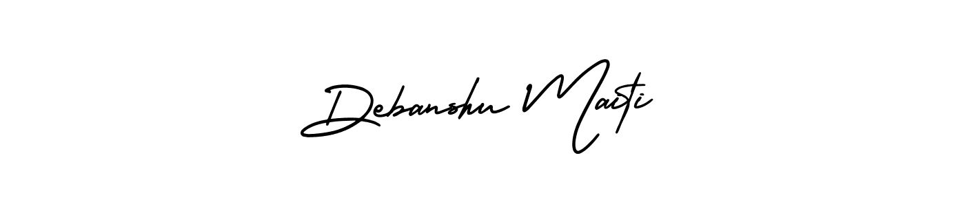 Make a beautiful signature design for name Debanshu Maiti. Use this online signature maker to create a handwritten signature for free. Debanshu Maiti signature style 3 images and pictures png