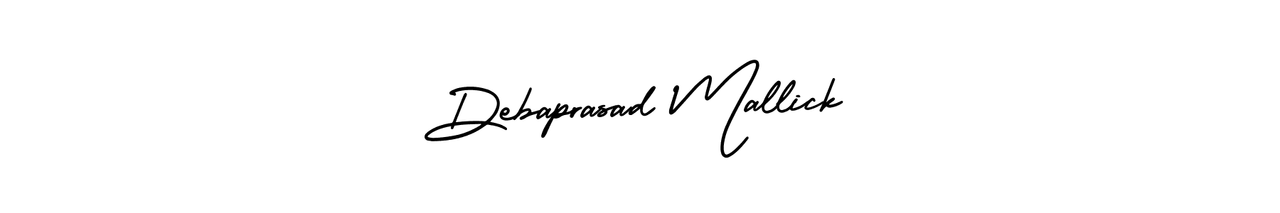 How to make Debaprasad Mallick signature? AmerikaSignatureDemo-Regular is a professional autograph style. Create handwritten signature for Debaprasad Mallick name. Debaprasad Mallick signature style 3 images and pictures png