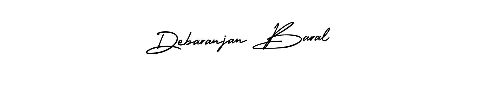 Use a signature maker to create a handwritten signature online. With this signature software, you can design (AmerikaSignatureDemo-Regular) your own signature for name Debaranjan Baral. Debaranjan Baral signature style 3 images and pictures png