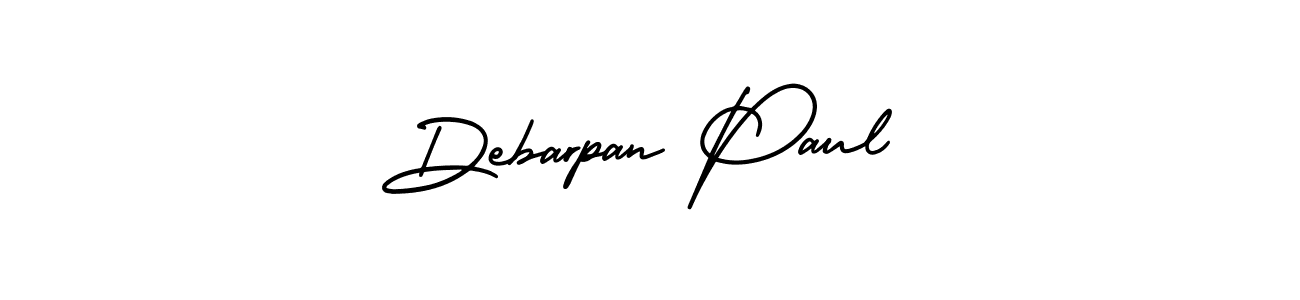 Make a beautiful signature design for name Debarpan Paul. With this signature (AmerikaSignatureDemo-Regular) style, you can create a handwritten signature for free. Debarpan Paul signature style 3 images and pictures png