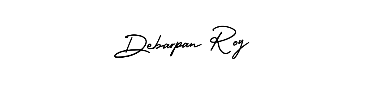 Use a signature maker to create a handwritten signature online. With this signature software, you can design (AmerikaSignatureDemo-Regular) your own signature for name Debarpan Roy. Debarpan Roy signature style 3 images and pictures png