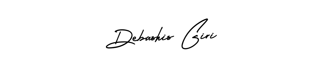 Make a beautiful signature design for name Debashis Giri. With this signature (AmerikaSignatureDemo-Regular) style, you can create a handwritten signature for free. Debashis Giri signature style 3 images and pictures png