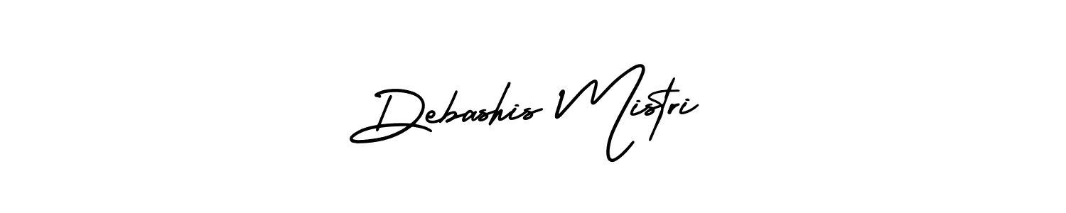 AmerikaSignatureDemo-Regular is a professional signature style that is perfect for those who want to add a touch of class to their signature. It is also a great choice for those who want to make their signature more unique. Get Debashis Mistri name to fancy signature for free. Debashis Mistri signature style 3 images and pictures png