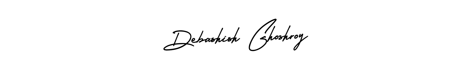 Make a short Debashish Ghoshroy signature style. Manage your documents anywhere anytime using AmerikaSignatureDemo-Regular. Create and add eSignatures, submit forms, share and send files easily. Debashish Ghoshroy signature style 3 images and pictures png