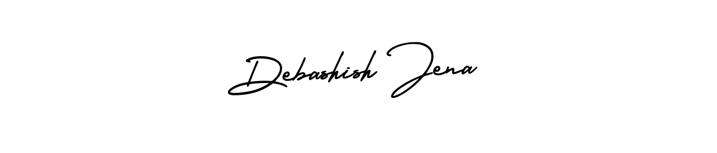 Design your own signature with our free online signature maker. With this signature software, you can create a handwritten (AmerikaSignatureDemo-Regular) signature for name Debashish Jena. Debashish Jena signature style 3 images and pictures png