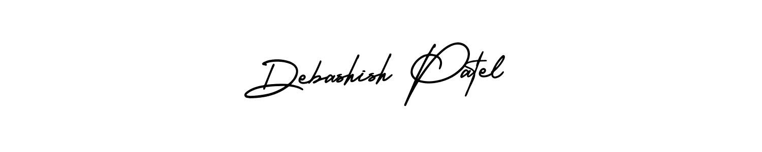 Make a beautiful signature design for name Debashish Patel. With this signature (AmerikaSignatureDemo-Regular) style, you can create a handwritten signature for free. Debashish Patel signature style 3 images and pictures png