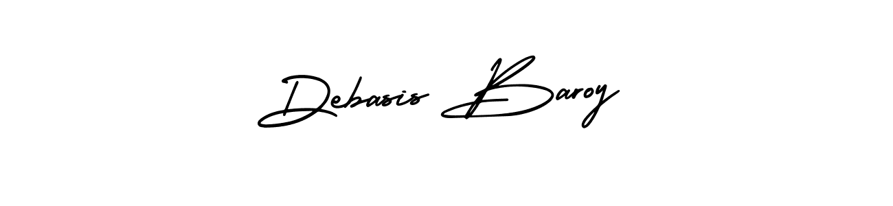 Also You can easily find your signature by using the search form. We will create Debasis Baroy name handwritten signature images for you free of cost using AmerikaSignatureDemo-Regular sign style. Debasis Baroy signature style 3 images and pictures png