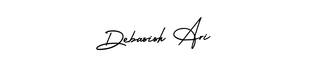 It looks lik you need a new signature style for name Debasish Ari. Design unique handwritten (AmerikaSignatureDemo-Regular) signature with our free signature maker in just a few clicks. Debasish Ari signature style 3 images and pictures png