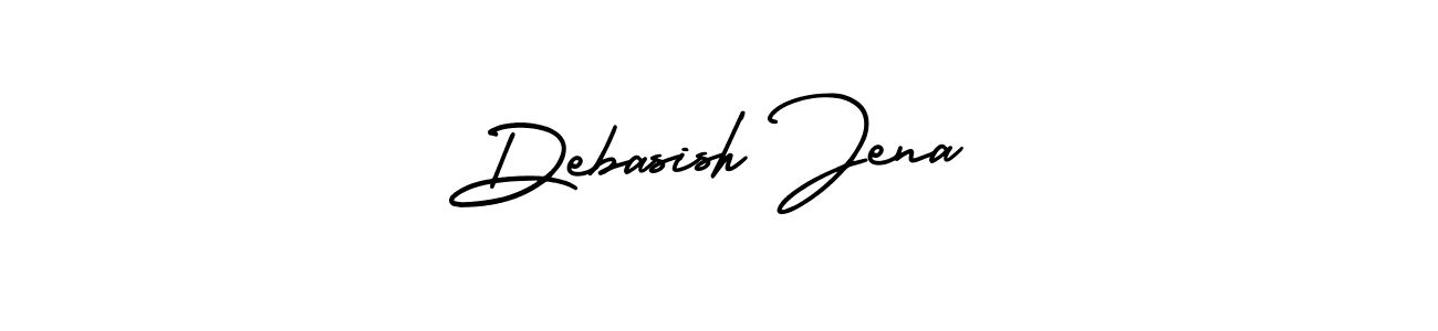 Use a signature maker to create a handwritten signature online. With this signature software, you can design (AmerikaSignatureDemo-Regular) your own signature for name Debasish Jena. Debasish Jena signature style 3 images and pictures png