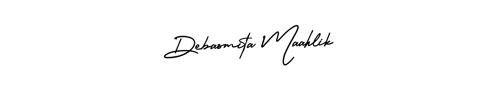 See photos of Debasmita Maahlik official signature by Spectra . Check more albums & portfolios. Read reviews & check more about AmerikaSignatureDemo-Regular font. Debasmita Maahlik signature style 3 images and pictures png