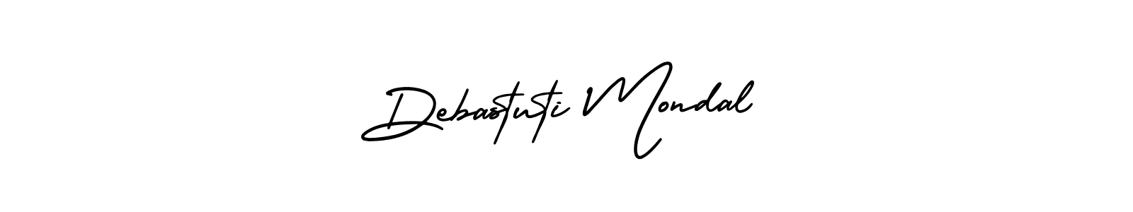 if you are searching for the best signature style for your name Debastuti Mondal. so please give up your signature search. here we have designed multiple signature styles  using AmerikaSignatureDemo-Regular. Debastuti Mondal signature style 3 images and pictures png