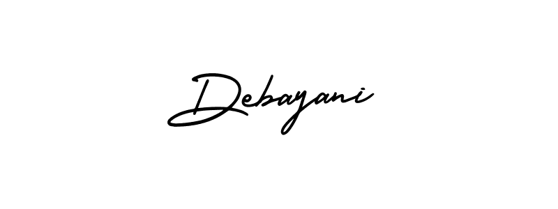 Create a beautiful signature design for name Debayani. With this signature (AmerikaSignatureDemo-Regular) fonts, you can make a handwritten signature for free. Debayani signature style 3 images and pictures png